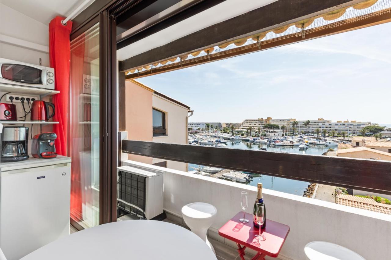 Studio Vue Mer Panoramique, Piscine Port Venus Village Naturiste آجد المظهر الخارجي الصورة