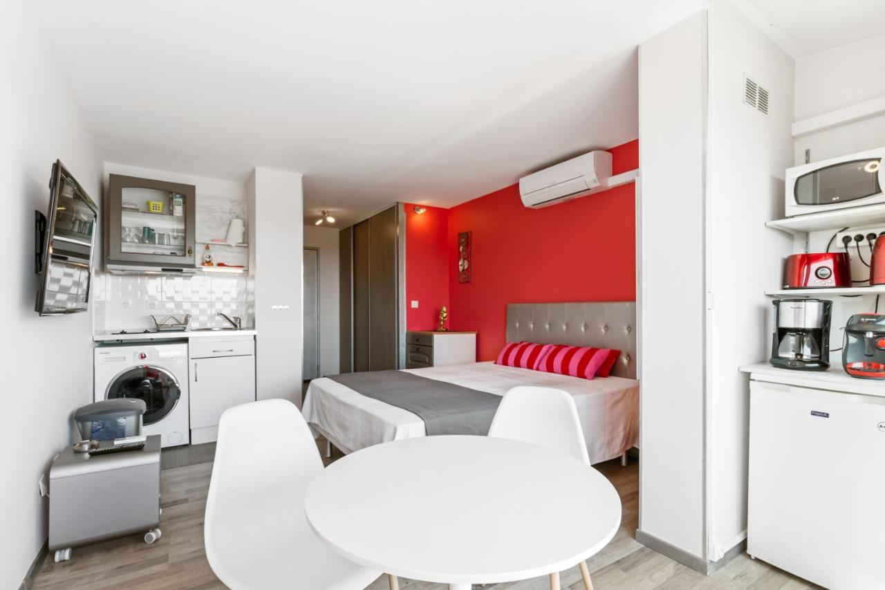 Studio Vue Mer Panoramique, Piscine Port Venus Village Naturiste آجد المظهر الخارجي الصورة